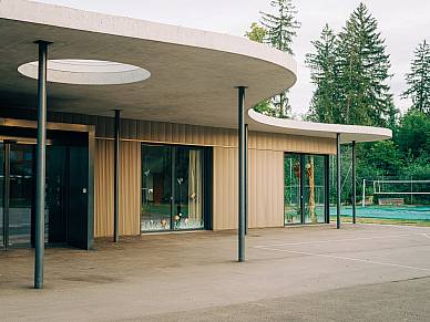 Aussenbereich der Tagesschule